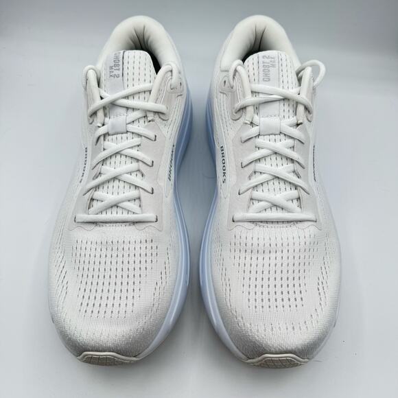 Brooks Ghost Max 2 Bright White Road Running Walking Sneakers Men’s Size 12.5 - Picture 3 of 8